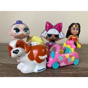 LOL Surprise Doll Lot Mini Figures Pets Car Wonder Woman Shopkins Toy Set Girls